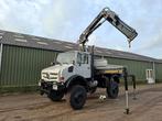 Mercedes-Benz Unimog U1850 met HIAB kraan (bj 1993), Auto's, Mercedes-Benz, Bedrijf, Diesel, Te koop