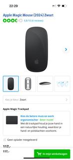 Apple magic Mouse black 2024 multitouch nieuw in doos., Computers en Software, Muizen, Ophalen of Verzenden, Nieuw, Apple