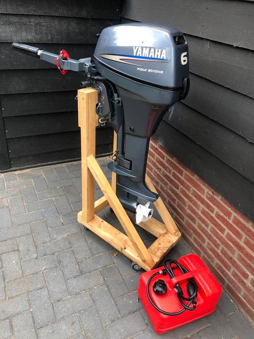 Yamaha 6 pk langstaart 2 cylinder in goede staat !, Watersport en Boten, Buiten- en Binnenboordmotoren, Gebruikt, Benzine, Buitenboordmotor