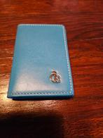 Castelijn & Beerens Blauwe Lederen Pasjeshouder, Sieraden, Tassen en Uiterlijk, Portemonnees, Ophalen of Verzenden