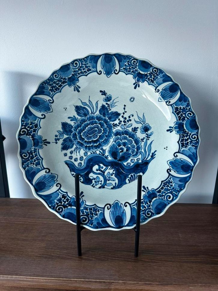 Antiek Delfts blauw bord, Antiek en Kunst, Antiek | Wandborden en Tegels, Ophalen of Verzenden