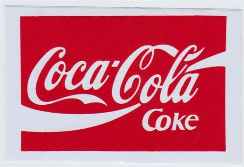 Coca Cola sticker #4, Verzamelen, Merken en Reclamevoorwerpen, Nieuw, Reclamebord, Verzenden