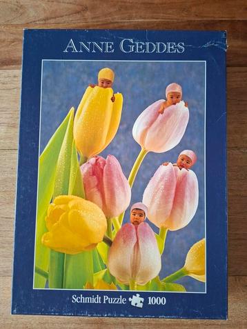 Schmidt puzzel Anne Geddes 1000 stukjes Tulpen beschikbaar voor biedingen