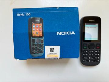 Nokia 100 , met nieuwe batterij, originele doos en oplader. beschikbaar voor biedingen