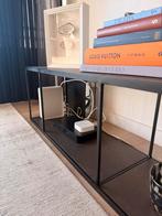 GRARIS OPHALEN! TV meubel met zwart en bruin hout, Huis en Inrichting, Kasten | Televisiemeubels, Ophalen, Zo goed als nieuw, Minder dan 100 cm