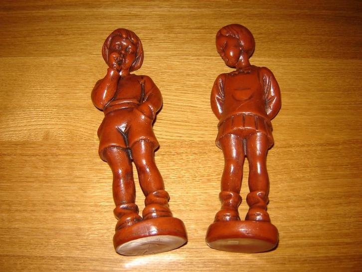 Beeld Jongen en Meisje !!!!!, Verzamelen, Beelden en Beeldjes, Zo goed als nieuw, Ophalen of Verzenden