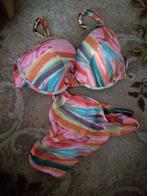 Nieuw SAPPH bikini pastel kleuren streep Gevoerd Cup 80D, Overige kleuren, Verzenden, Nieuw, Sapph