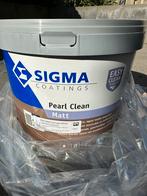 Nieuw! Sigma Pearl clean Matt 10L, Doe-het-zelf en Verbouw, Verf, Beits en Lak, Ophalen, Overige kleuren, Nieuw, Verf