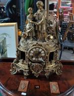 Antieke bronzen Italiaanse Imperial klok pendule, Antiek en Kunst, Ophalen