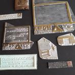 Verzameling (metalen) Drukkerij cliché's, Verzamelen, Verzenden, Gebruikt, Gebruiksvoorwerp