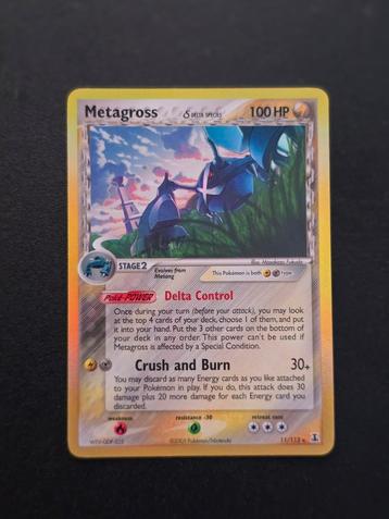 Pokemon TCG - Metagross Delta Species - Holo Exc- NM beschikbaar voor biedingen