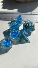 Sharp edge liquid core dnd dobbelstenen blauw dice set, Ophalen of Verzenden, Nieuw