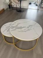 Salontafel set van 2, Ophalen, Kunststof, 50 tot 100 cm, Rond