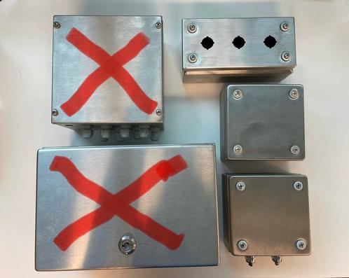 Rittal RVS schakelkast behuizing junctionbox elektrakast, Hobby en Vrije tijd, Elektronica-componenten, Zo goed als nieuw, Ophalen of Verzenden