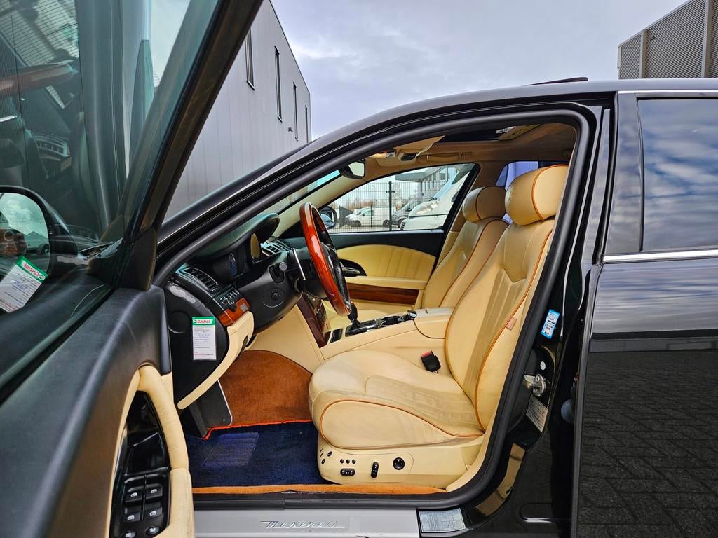 Maserati Quattroporte 4.7 S Executive GT 440pk, Auto's, Maserati, Automaat, Achterwielaandrijving, Zwart, Leder