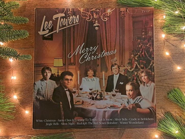 Lp vinyl   Lee Towers - Merry Christmas, Cd's en Dvd's, Vinyl | Pop, Gebruikt, 1960 tot 1980, 12 inch, Ophalen of Verzenden