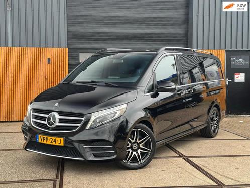 Mercedes-Benz V-klasse 250d AMG L2*acc*burmester*stoelverw+k, Auto's, Bestelauto's, Bedrijf, Te koop, 360° camera, ABS, Airbags
