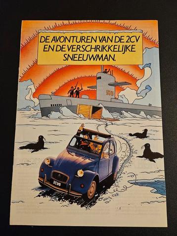 Brochure Citroën 2CV Kuifje model 1987 beschikbaar voor biedingen