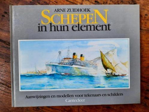 Schepen in hun element . Arno Zuidhoek, Boeken, Hobby en Vrije tijd, Zo goed als nieuw, Tekenen en Schilderen, Ophalen of Verzenden