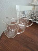 Riviera maison koffie/thee glazen Enjoy Star, Huis en Inrichting, Keuken | Servies, Glas of Glazen, Ophalen of Verzenden, Overige stijlen