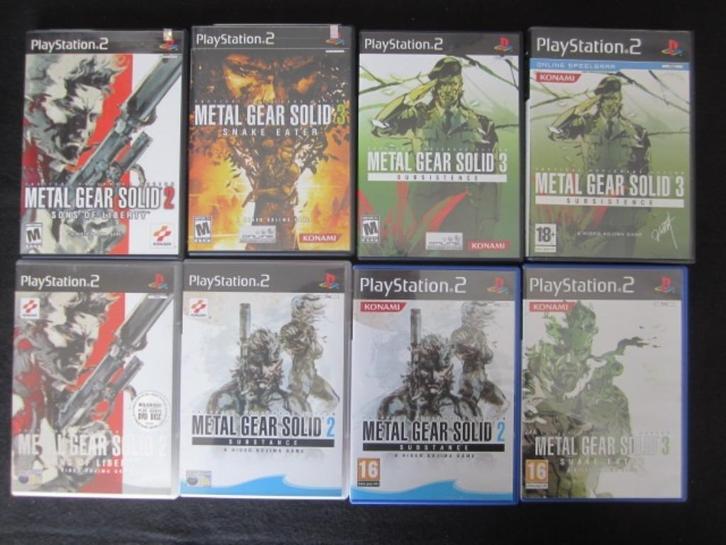 PS2 - Metal Gear Solid 2 of 3 - Playstation 2, Spelcomputers en Games, Games | Sony PlayStation 2, Nieuw, Avontuur en Actie, 1 speler