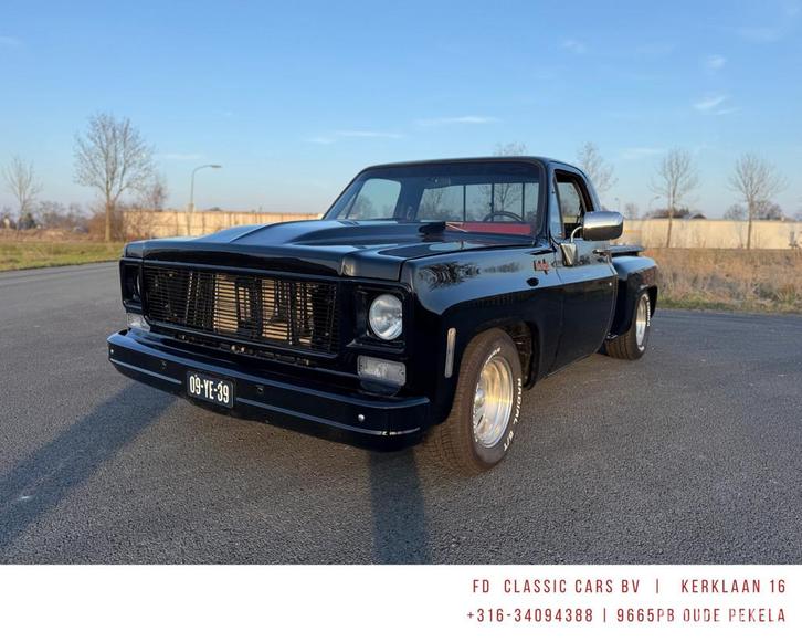 Chevrolet C10 Custom Stepside, Auto's, Bestelauto's, Particulier, Te koop, Lederen bekleding, Lichtmetalen velgen, Chevrolet, Benzine