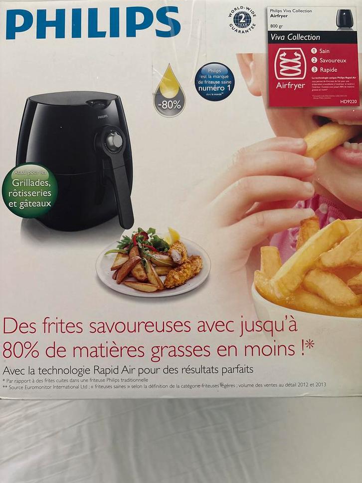 Philips Viva Airfryer - 800 gram, Witgoed en Apparatuur, Airfryers, Gebruikt, Airfryer, 750 t/m 999 gram, Ophalen of Verzenden