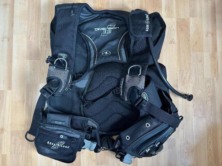 Aqualung Dimension i3 BCD – maat XL, gebruikt, ca. 30 duiken, Watersport en Boten, Duiken, Gebruikt, Trimvest of Wing, Ophalen