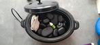 Luxe hotstone pan met stenen en toebehoren., Sport en Fitness, Ophalen, Zo goed als nieuw