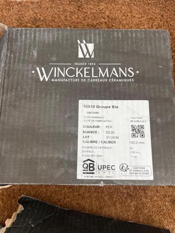 Winckelmans mat kleur (PER) Pearl Grey 10x10cm beschikbaar voor biedingen