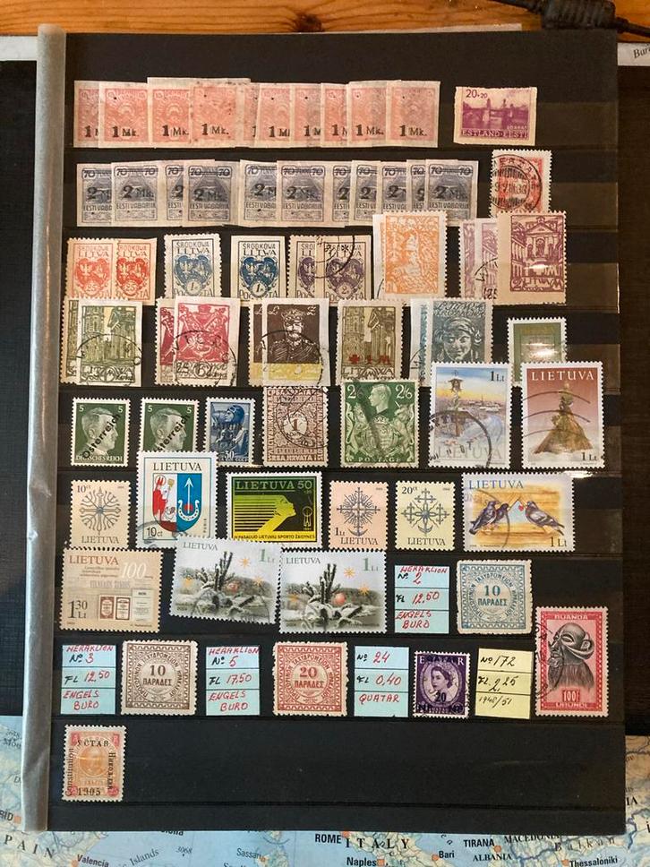 Kavel Postzegels Diverse Landen, Postzegels en Munten, Postzegels | Thematische zegels, Gestempeld, Ophalen of Verzenden
