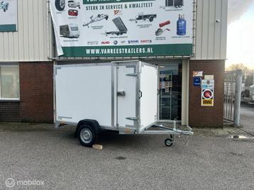 NIEUW GESLOTEN 250X130X150 750KG MET ZIJDEUR beschikbaar voor biedingen
