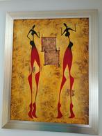 Groot schilderij Zha Yue met lijst 116x92 incl lijst, Antiek en Kunst, Kunst | Schilderijen | Klassiek, Ophalen