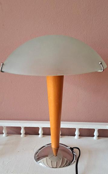 Vintage mushroomtafellamp beschikbaar voor biedingen