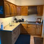 Gebruikte hoekkeuken met inbouwapparatuur, Huis en Inrichting, Keuken | Complete keukens, Ophalen, Gebruikt, Overige materialen