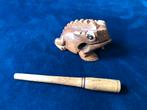 Guiro percussie kikker / pad, Muziek en Instrumenten, Ophalen of Verzenden, Gebruikt