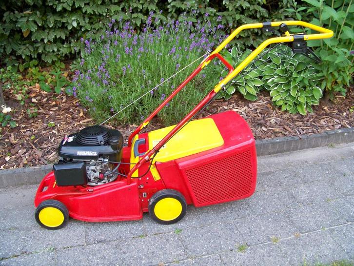 Wolf-Garten Honda 4-takt 4pk kunststof maaier 26kg, Tuin en Terras, Grasmaaiers, Zo goed als nieuw, Benzine-grasmaaier, 40 t/m 49 cm