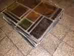 14 stuks Incompleet/Gebroken Glas-in-Lood Ramen, Ophalen of Verzenden