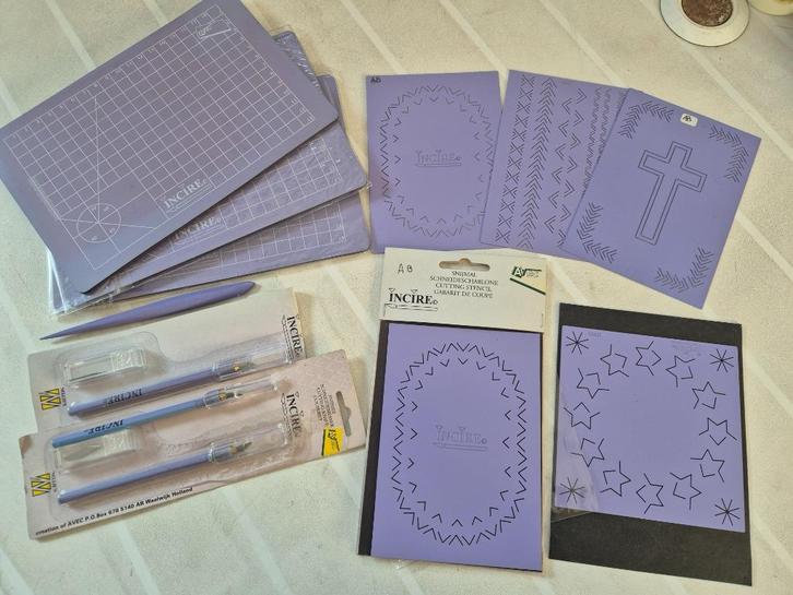 Allerlei spullen voor Incire, Hobby en Vrije tijd, Kaarten | Zelf maken, Zo goed als nieuw, Pons of Mal, Overige thema's, Ophalen of Verzenden