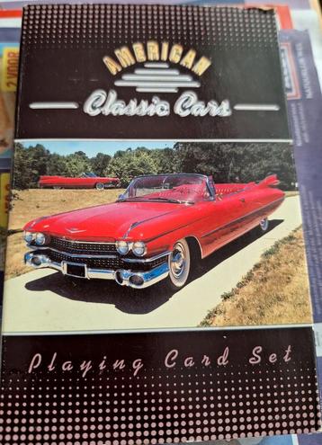 American Classic Cars Speelkaarten Set beschikbaar voor biedingen