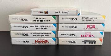 9x Nintendo DS Spellen oa. Sims | K3 | Art Academy | Narnia beschikbaar voor biedingen