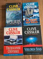 Vuurijs van de schrijver Clive Cussler 4 boeken thrillers, Ophalen of Verzenden, Zo goed als nieuw, Clive Cussler