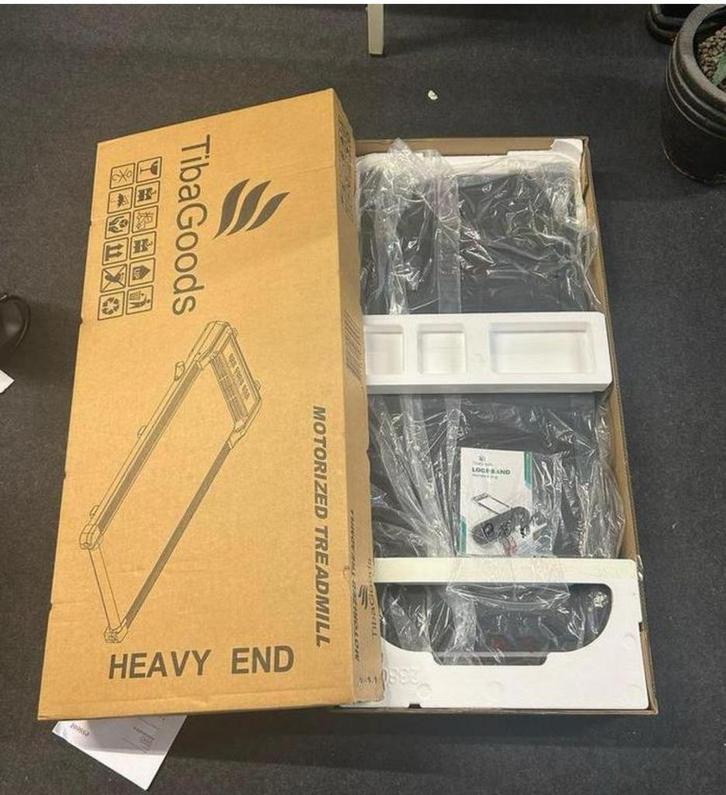 TibaGoods hardloopband Inklapbaar - 6km - Hellingsfunctie 6%, Sport en Fitness, Bergsport en Wandelen, Zo goed als nieuw, Overige typen