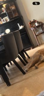 4 Mooie Eetkamerstoelen, Ophalen, Gebruikt, Vier, Stof