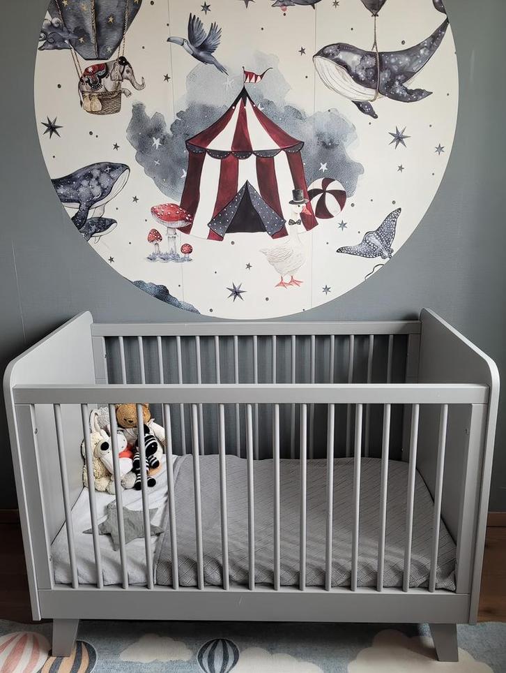 Ledikant Coming Kids Scandi (grijs), Kinderen en Baby's, Babywiegjes en Ledikanten, Gebruikt, Ledikant, Ophalen of Verzenden