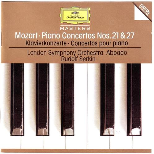 Mozart: Pianoconcerten 21 en 27 Serkin Abbado, Cd's en Dvd's, Cd's | Klassiek, Zo goed als nieuw, Orkest of Ballet, Classicisme
