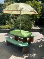 Step2 Kinderpicknicktafel met Parasol, Overige materialen, Zo goed als nieuw, Rechthoekig, Ophalen
