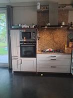 Keuken, gebruikt, incl. apparatuur, excl. magnetron, Gebruikt, Hoekkeuken, Ophalen of Verzenden, Hout