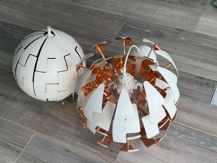 2x IKEA PS 2014 Lampen - Design Klassiekers!, Huis en Inrichting, Lampen | Hanglampen, Gebruikt, Minder dan 50 cm, Kunststof, Ophalen of Verzenden