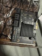 Pci e x1 3.0 sata card 6xsata port, Computers en Software, Ophalen of Verzenden, Desktop